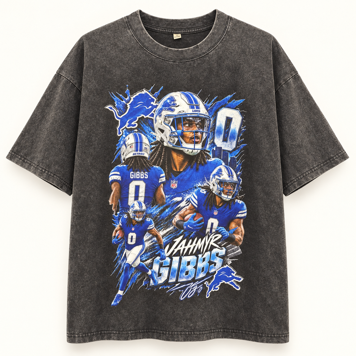 Washed Graphic Tee - Jahmyr Gibbs