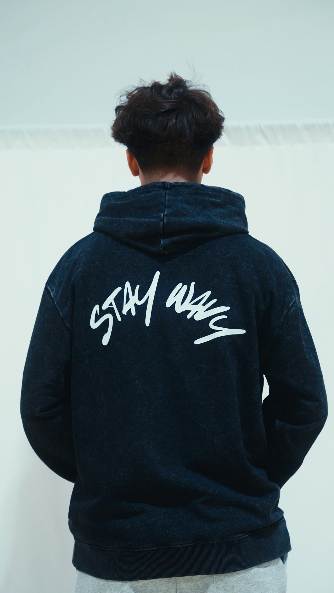 Black Washed Hoodie - MAMBA