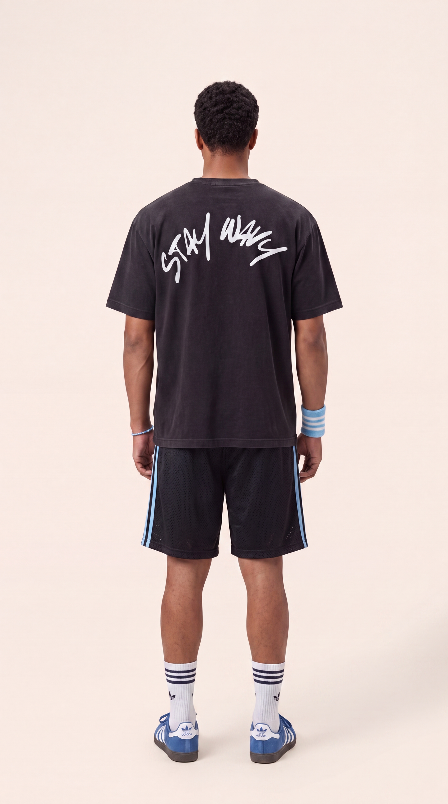 Washed Graphic Tee - Messi
