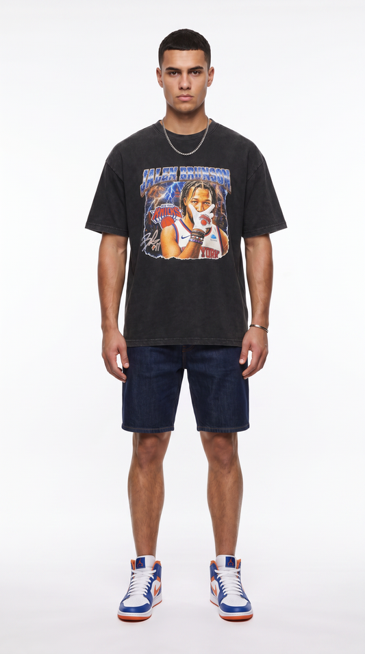 Washed Graphic Tee - Jalen Brunson