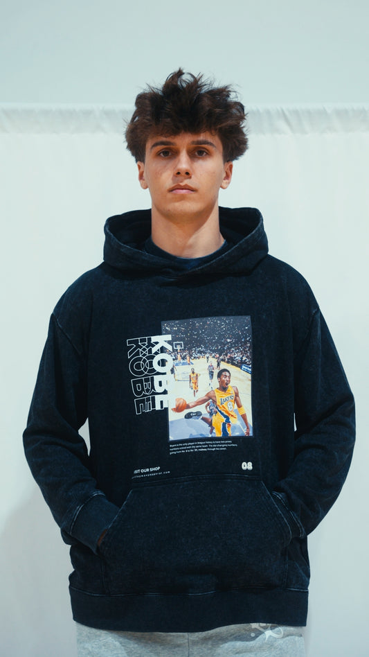 Black Washed Hoodie - MAMBA