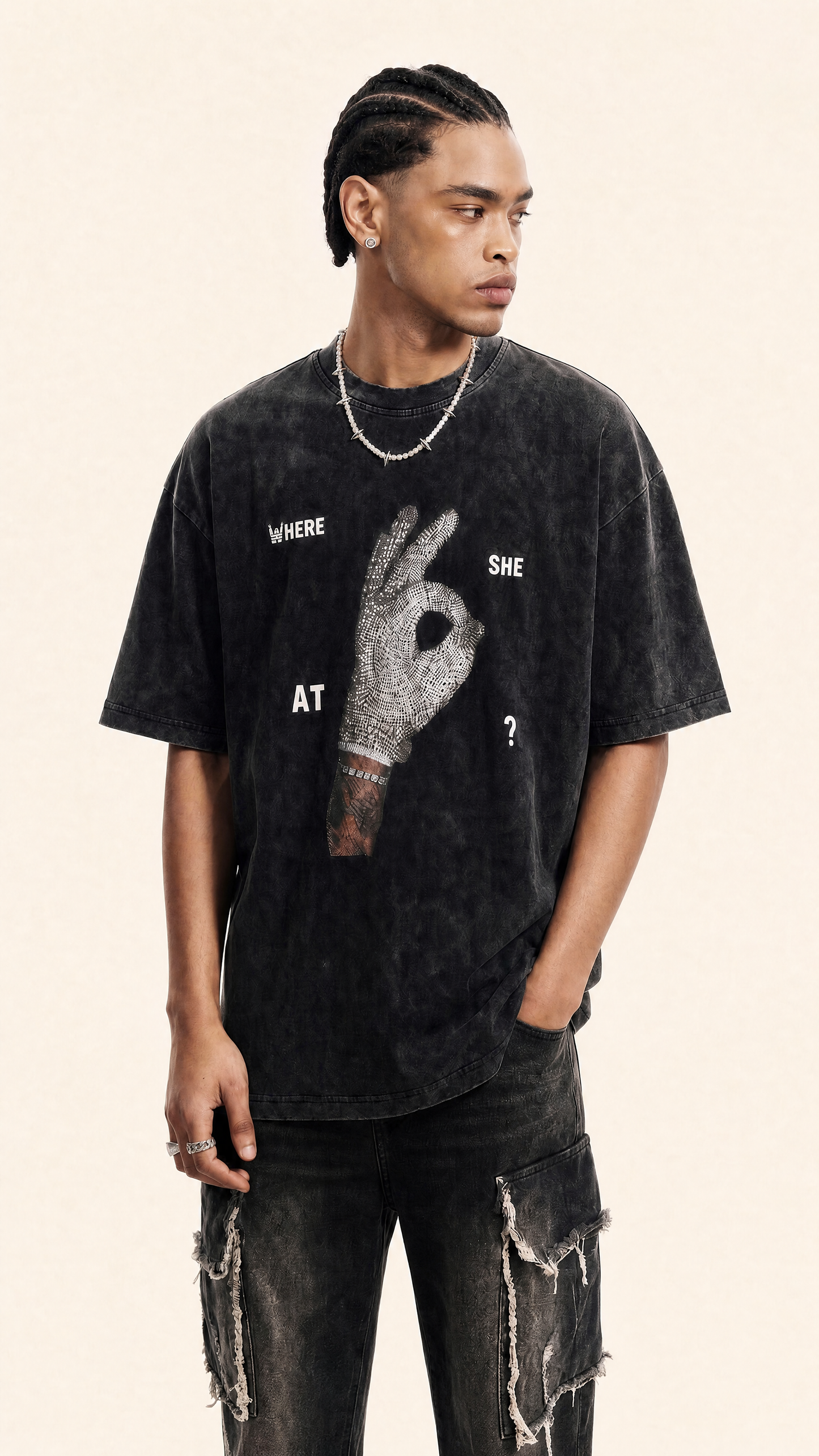 Washed Graphic Tee - Iceman