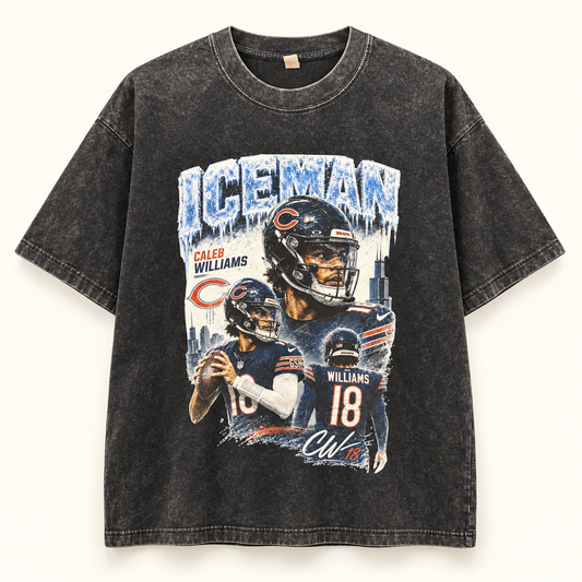 Washed Graphic Tee - Caleb Williams