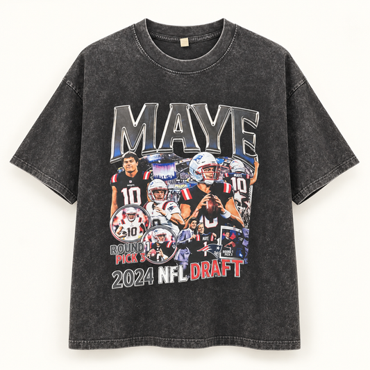 Washed Graphic Tee - Drake Maye